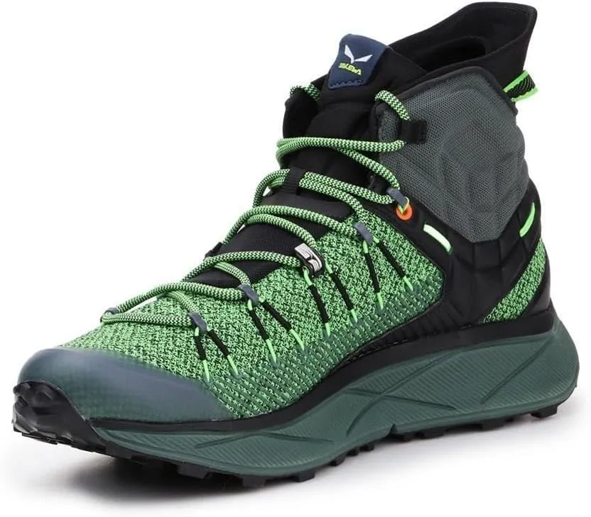 Salewa Men's Dropline Shock-Absorbent Trail Running Hiking Mid-Cut Shoe Road