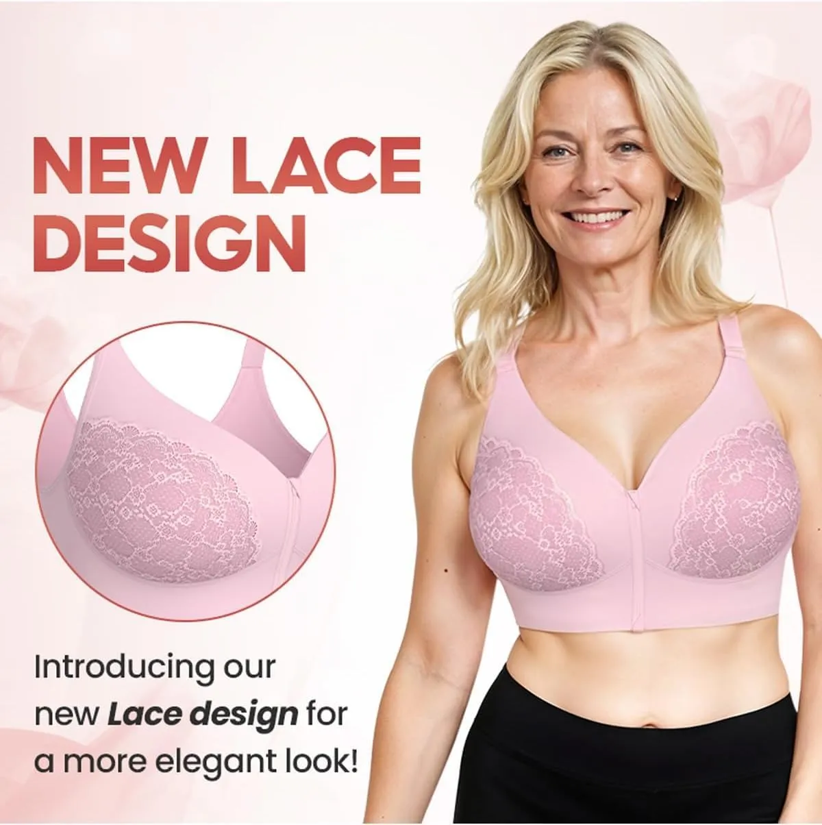 Senorita Zip up Bra, Senorata - Uplacy - Zip-up Powerful Support Comfy Bra, Ziplacy Women's Zip Front Sports Wireless