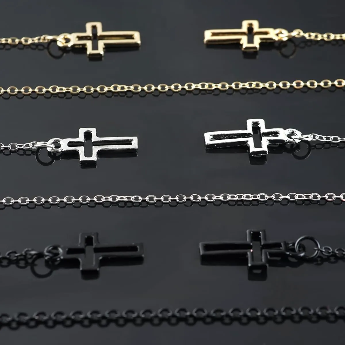 Silver/Gold/Black Eyeglass Chain Non-slip Sunglasses Chain Glasses Durable and Practical Chain(1PC)