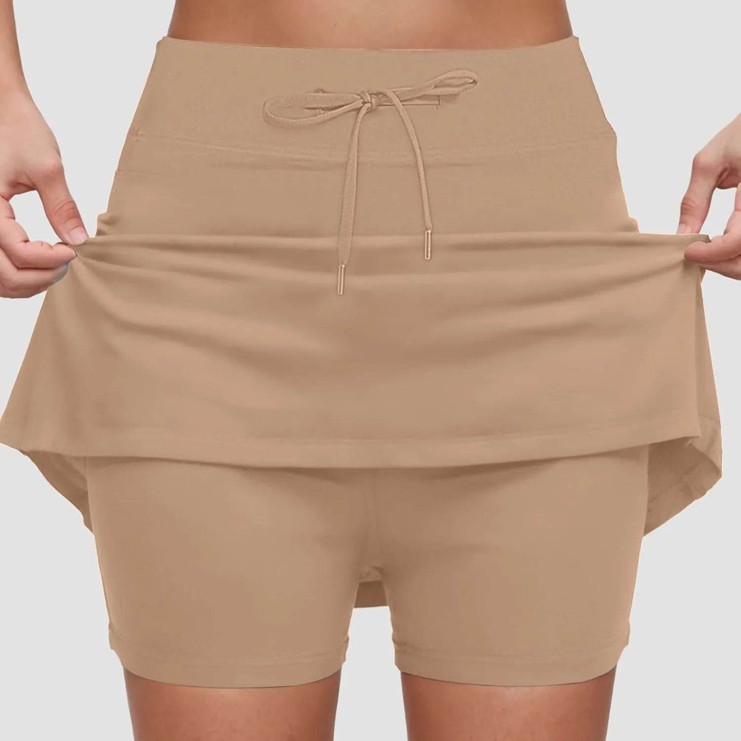 Skorts for Women Dressy Casual 2025 Summer Skorts with Pockets Casual Tennis Golf Skirts Plus Size Running Shorts