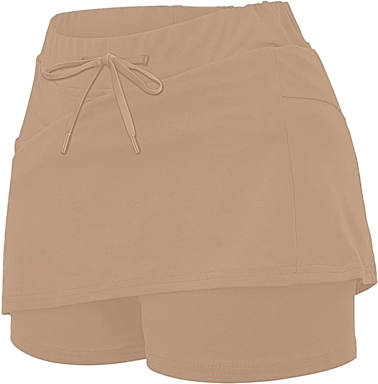 Skorts for Women Dressy Casual 2025 Summer Skorts with Pockets Casual Tennis Golf Skirts Plus Size Running Shorts