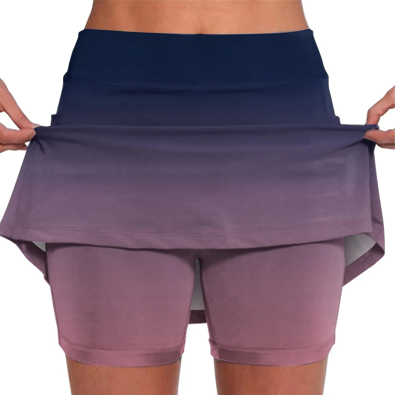 Skorts for Women Tummy Control High Waisted Tennis Skirt Skorts Skirts Casual Modest Long Golf Athletic Running