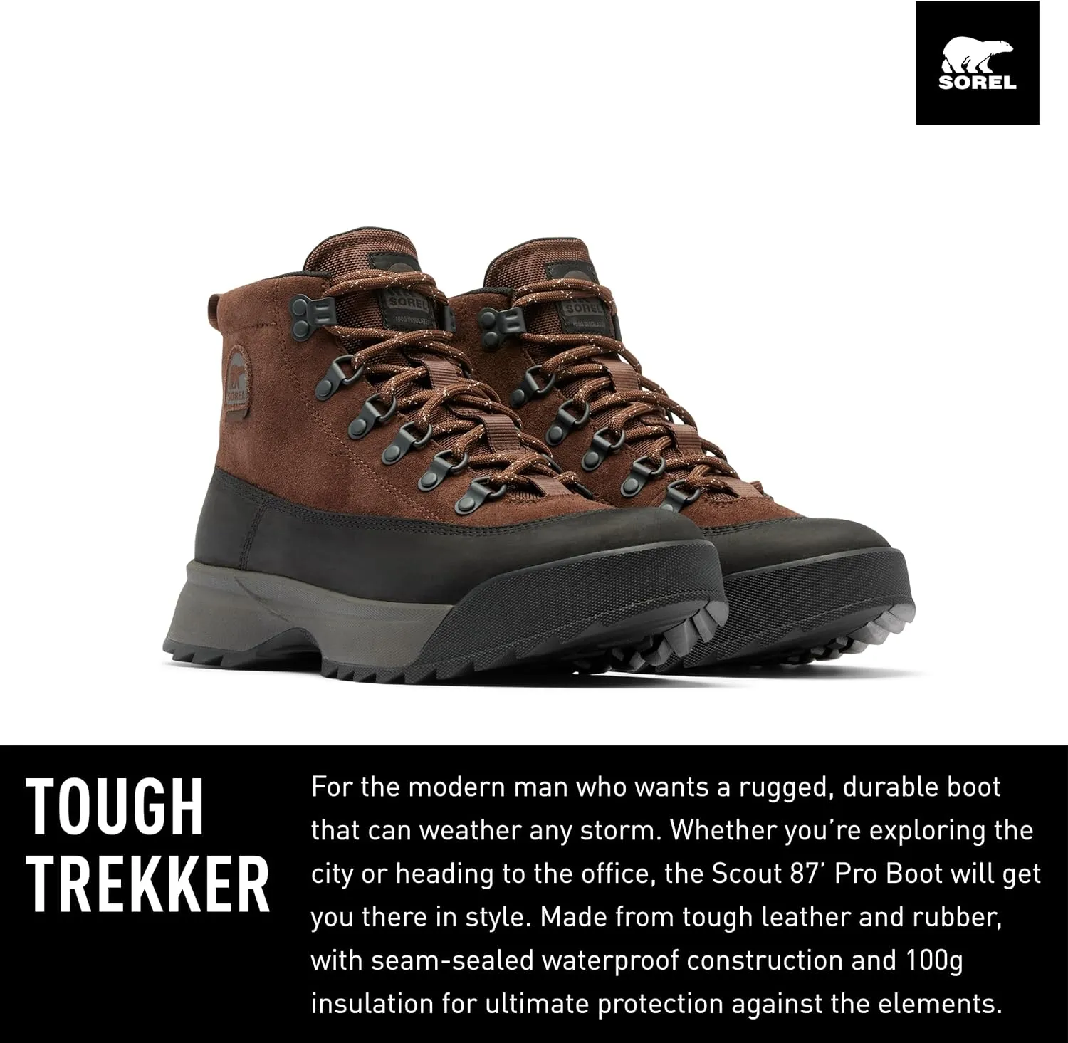 SOREL Men's Scout 87 Pro Plus Waterproof Boot