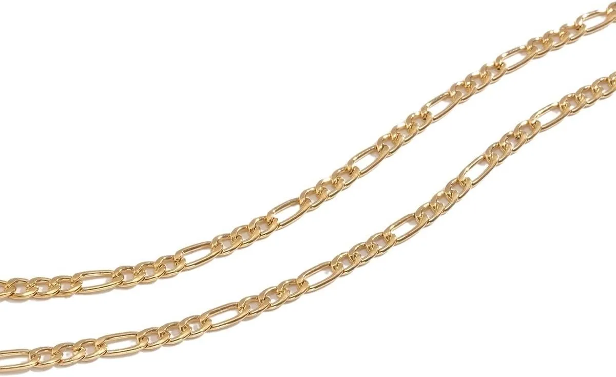 Strap Eyeglass Chains For Women Simple Metal Around Neck Strap Fashion Eye Glasses Chain String Holder (Color : Gold, Size : 27.56 inches)