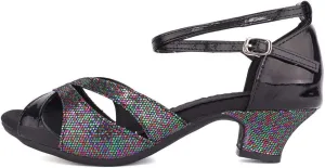 SWDZM Women's Standard Latin Dance Shoes Tango Salsa Professional Ballroom Performance Practice Dance Shoes,Model-DY05