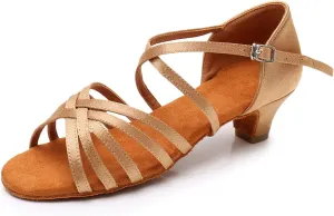 SWDZM Women's Standard Latin/Chacha/Salsa Dance Shoes Ballroom Model-301