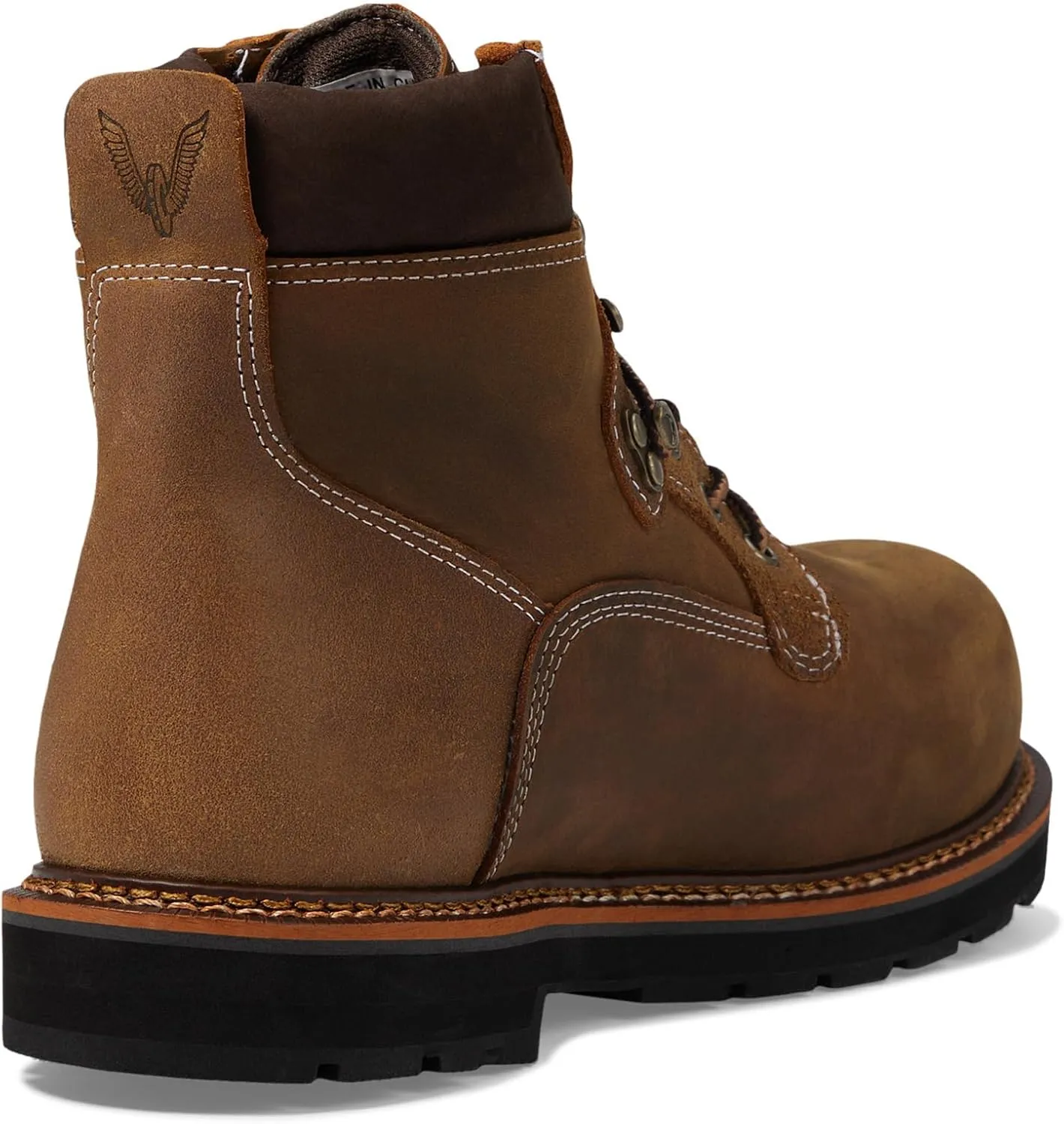 Thorogood Men's Iron River 6 Leather Waterproof Work Shoes with Composite Safety Toe Oil and Slip-Resistant Outsole