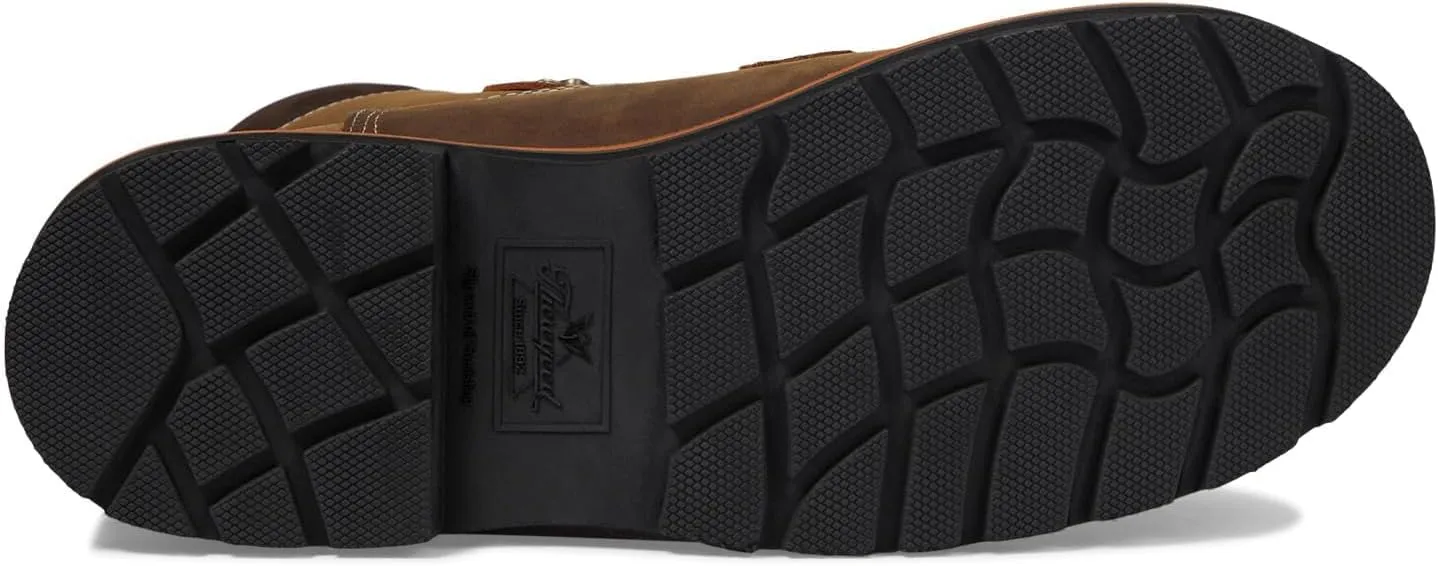 Thorogood Men's Iron River 6 Leather Waterproof Work Shoes with Composite Safety Toe Oil and Slip-Resistant Outsole