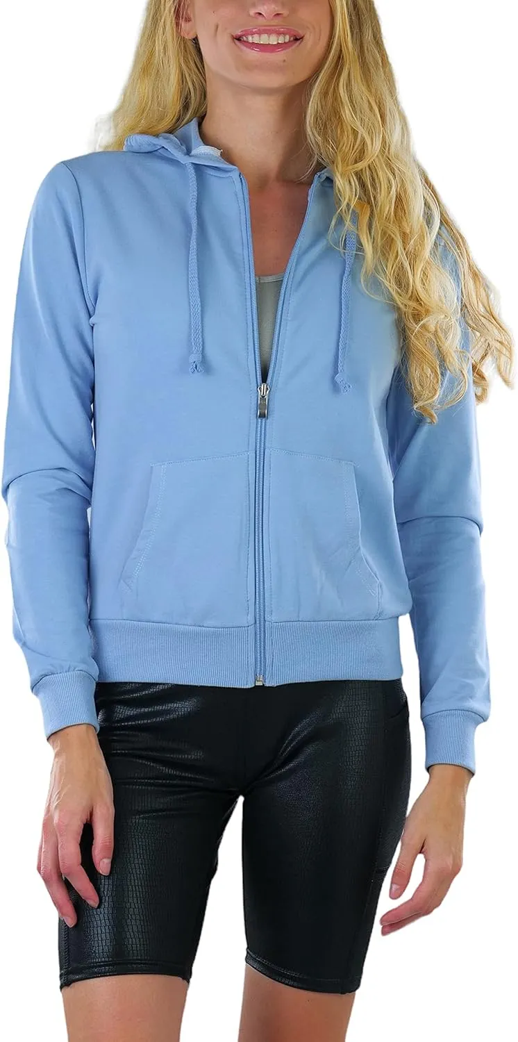 ToBeInStyle Women's Casual Zip Up Hoodie