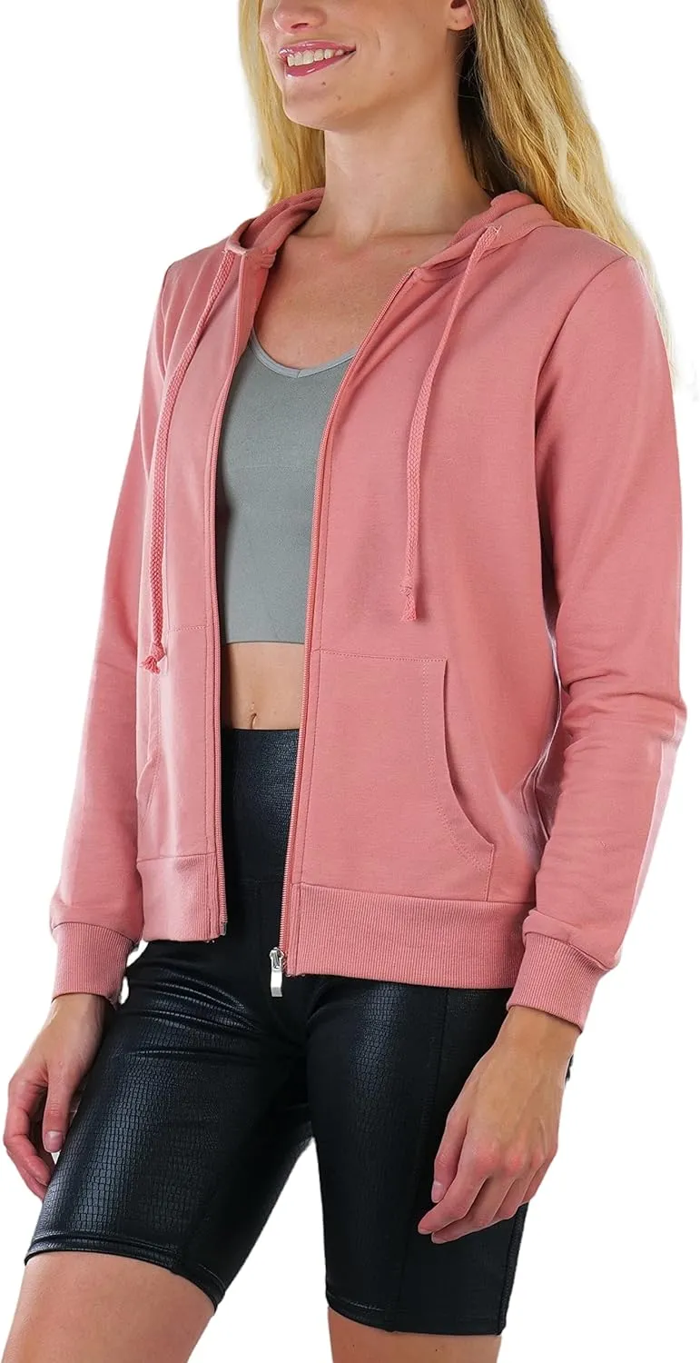 ToBeInStyle Women's Casual Zip Up Hoodie