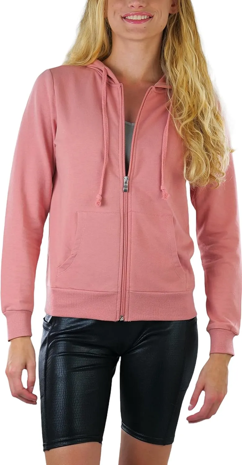 ToBeInStyle Women's Casual Zip Up Hoodie