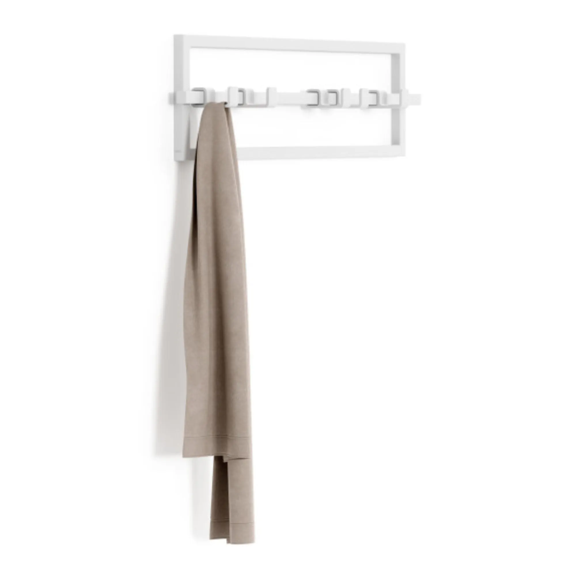 Umbra Cubiko 5 Hook , White