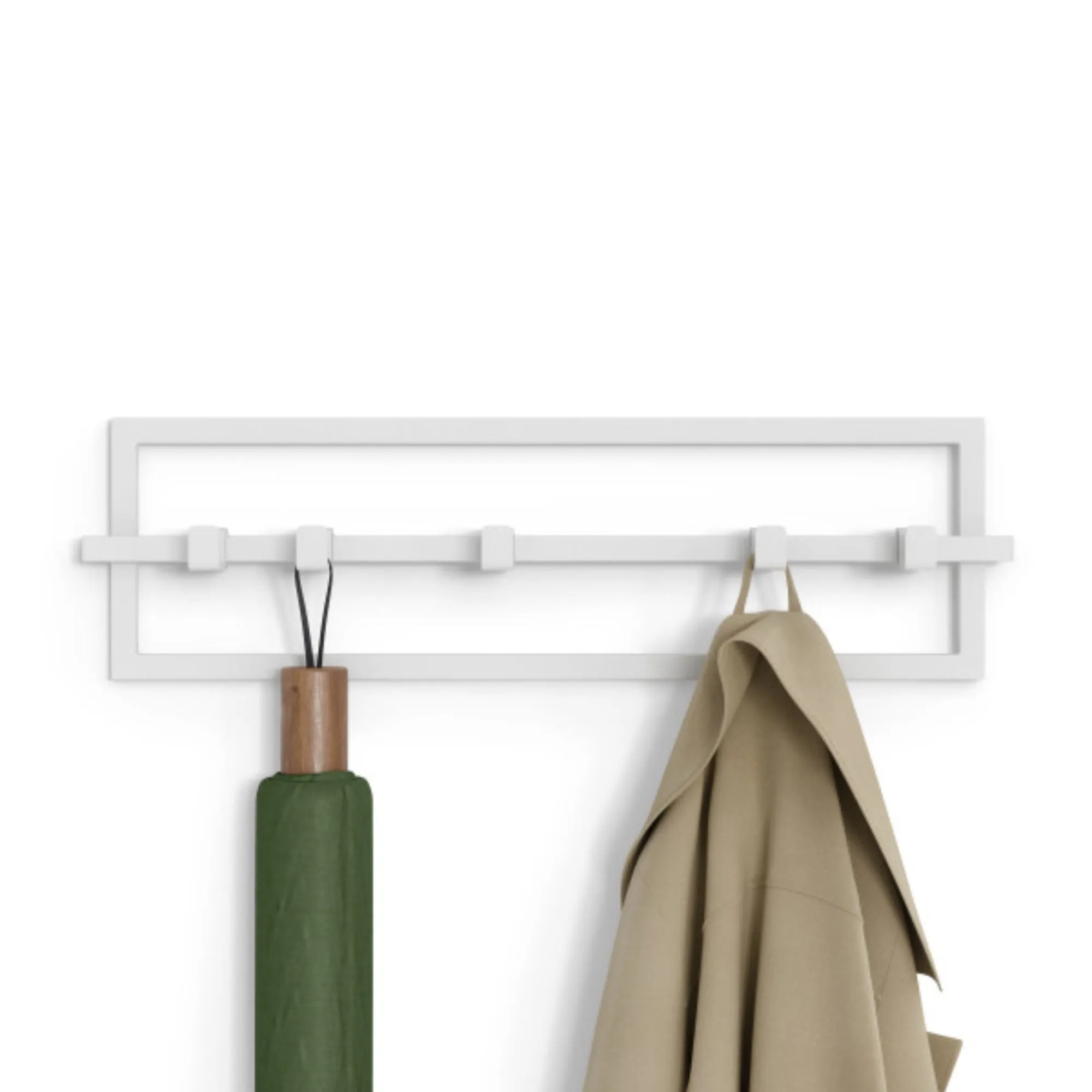 Umbra Cubiko 5 Hook , White