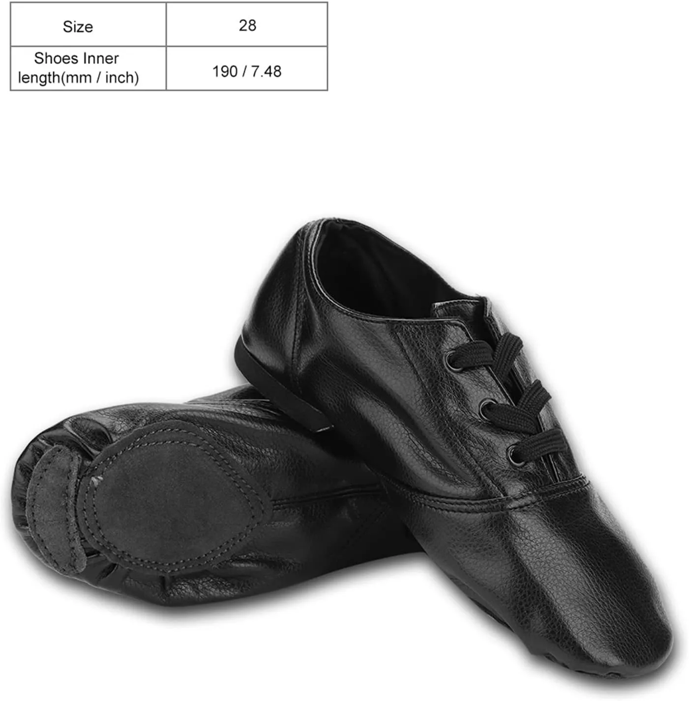 Unisex Jazz Shoe,PU Upper Slip On Jazz Shoe for Child Adult