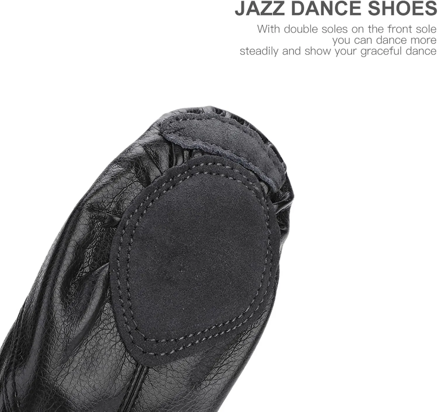 Unisex Jazz Shoe,PU Upper Slip On Jazz Shoe for Child Adult