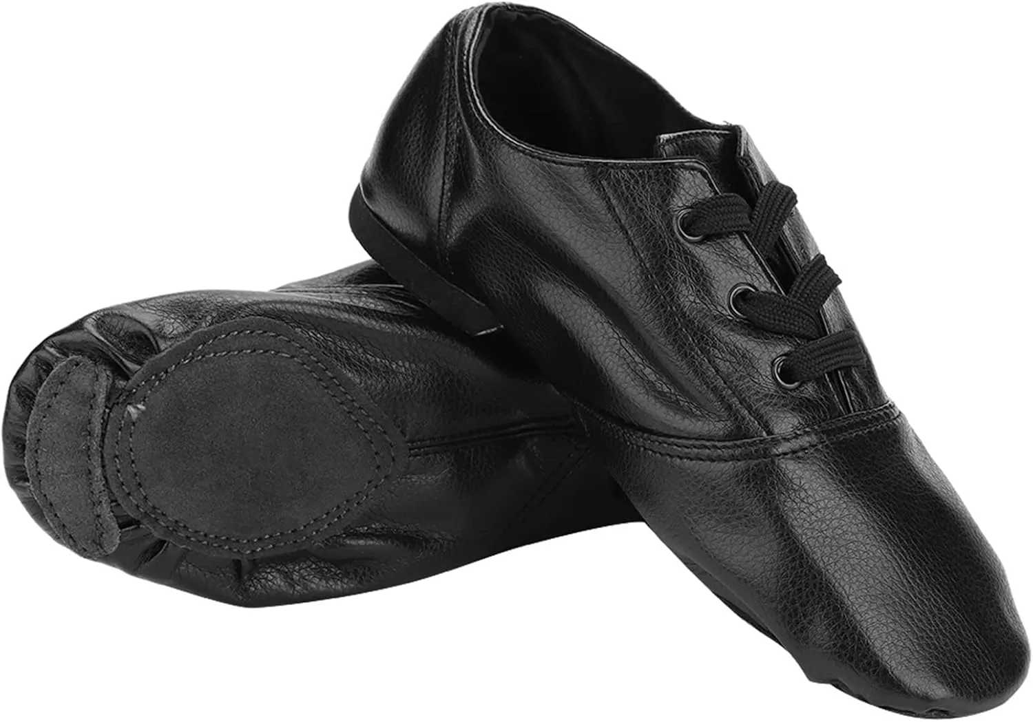 Unisex Jazz Shoe,PU Upper Slip On Jazz Shoe for Child Adult
