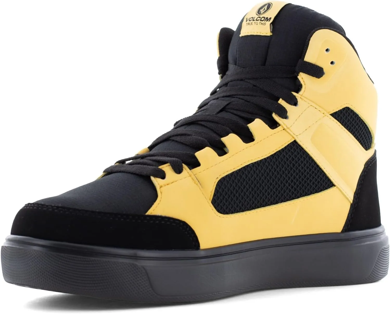 Volcom Evolve Men's Safety Toe High Top with Metarsal Guard Work Shoe - Comp Toe - SD10 - SR - Met Guard