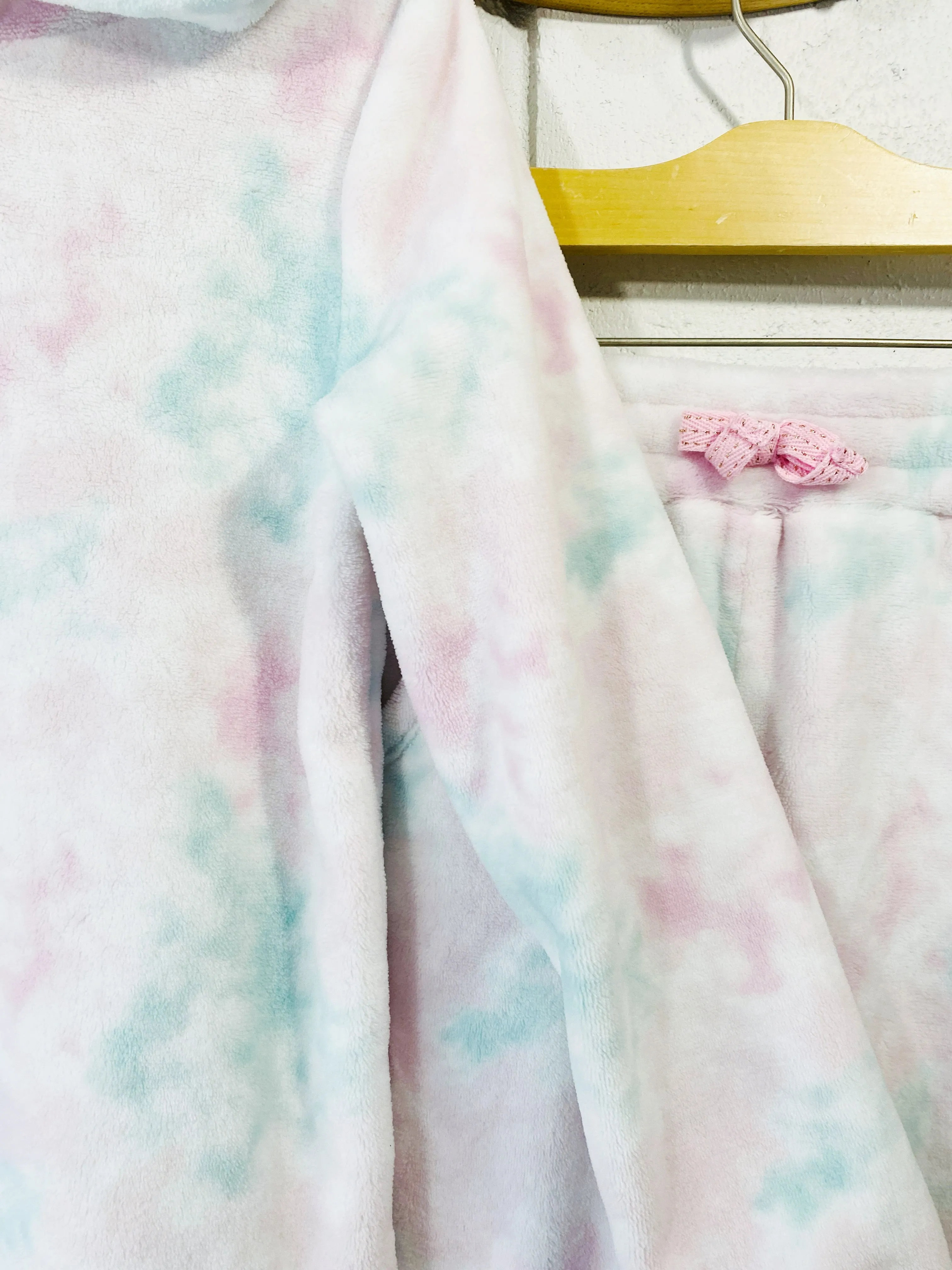 Watercolour Fuzzy Lounge Outfit, 7-8 years (MED)