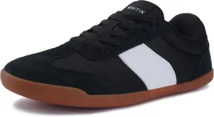 WHITIN Minimalist Barefoot Shoes for Women Wide Toe Box Minimus Zero Drop Sole Sneakers Size 9.5 9.5W Walking Training Black Gum 41
