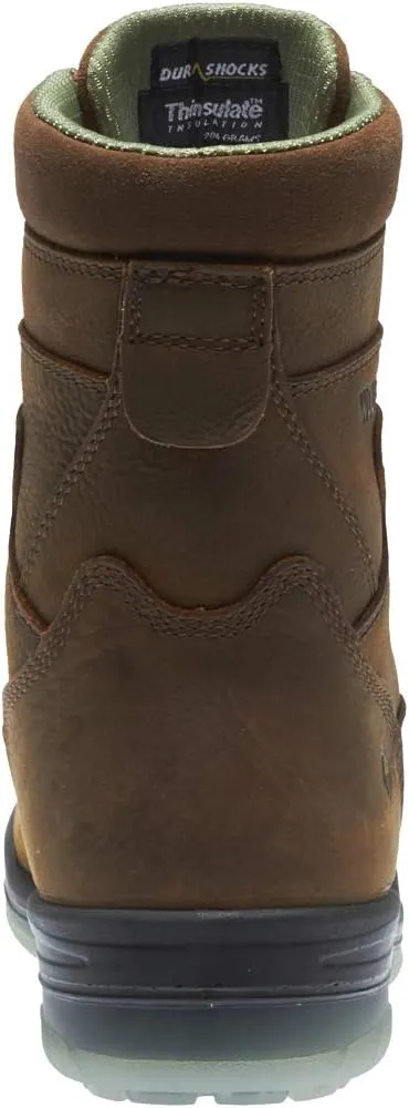Wolverine Men's W03295 Waterproof Steel Toe EH Boots Men's Stone Leather