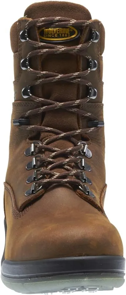 Wolverine Men's W03295 Waterproof Steel Toe EH Boots Men's Stone Leather