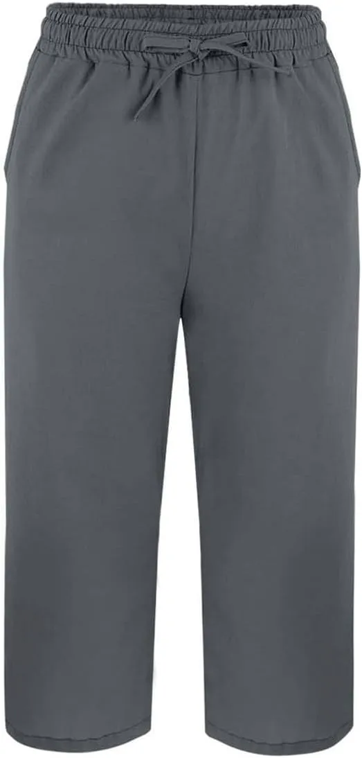 Women Linen Pants 2025 Summer High Waist Elastic Drawstring Straight Leg Lounge Pant Casual Loose Beach Trousers