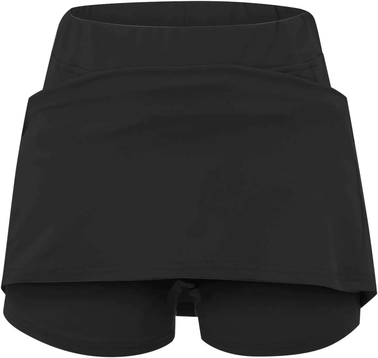 Women's 2 in 1 Athletic Skorts Daisy Printing Breathable Tennis Skirt Shorts Stretchy Workout Running Sport Shorts
