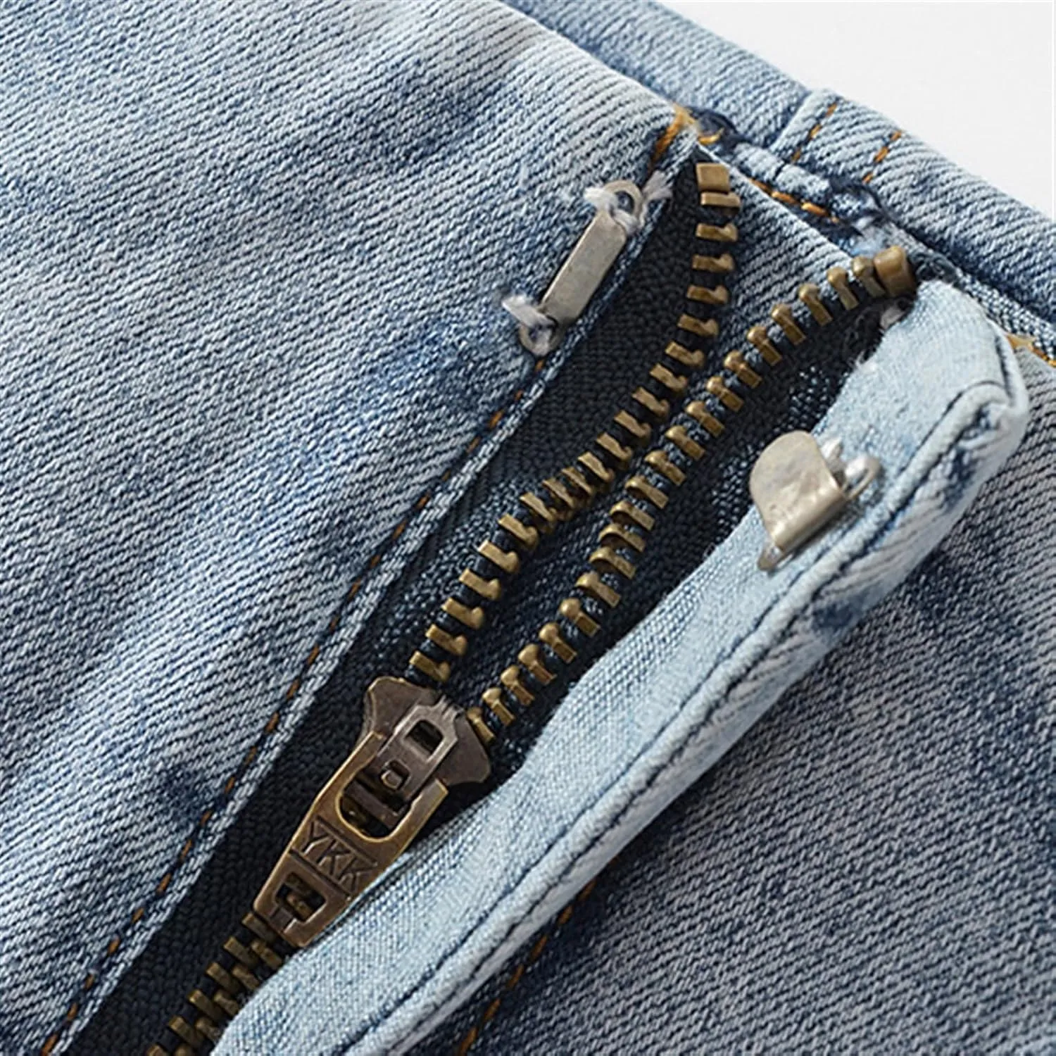 Women's Denim Mini Skort High Waisted Stretch Casual Jean Skirt Pockets