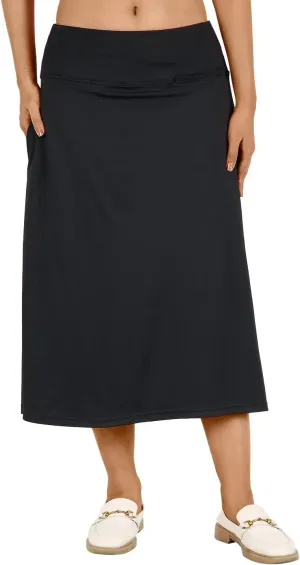 Womens Skorts Modest Knee Length Skirts Athletic Midi Active Running Skirt