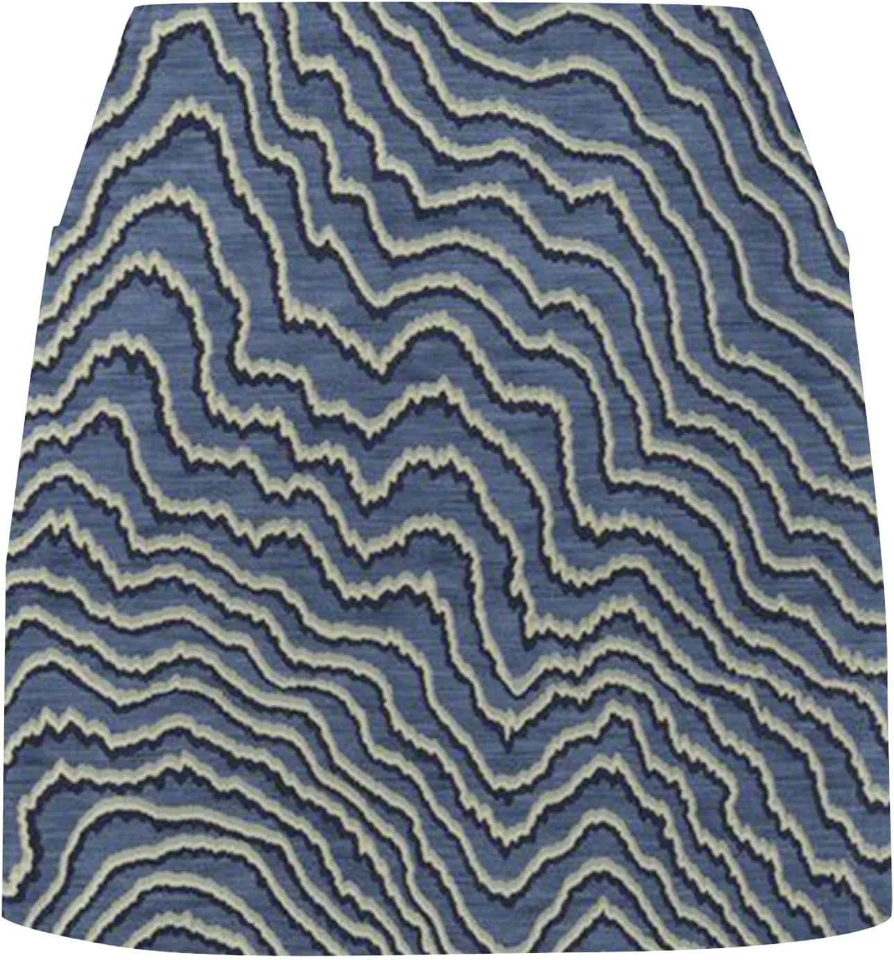 Women's Summer 2 in 1 Skorts Striped Printing Stretchy Tennis Skirt Shorts Breathable Gym Lightweight Athletic Shorts