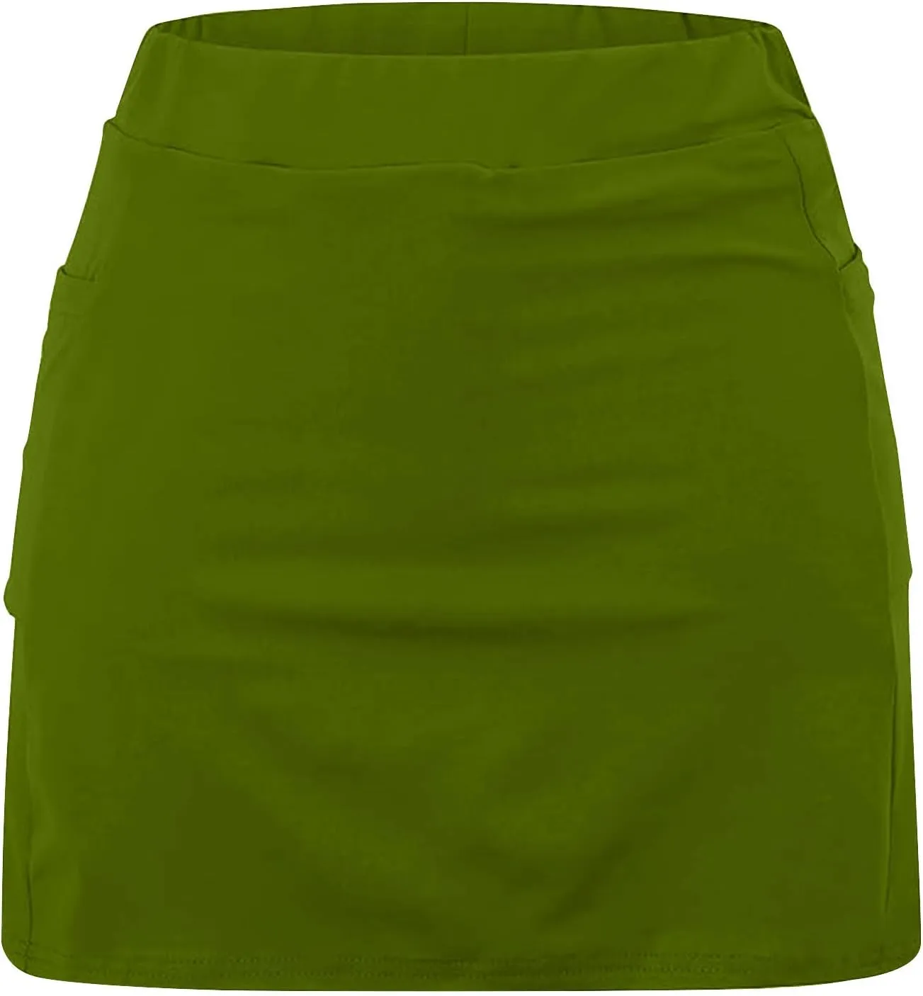 Womens Summer Skort High Waist Athletic Tight Fitness Tennis Skorts A Line Hiking Bodycon Mini Skirts Yoga Clothes