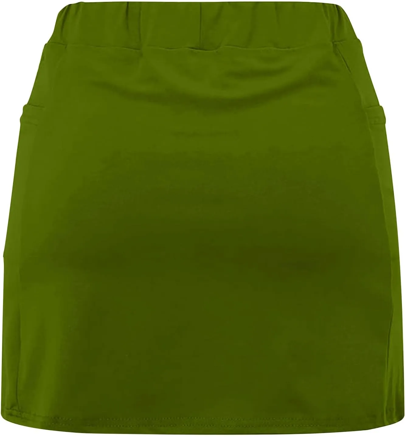Womens Summer Skort High Waist Athletic Tight Fitness Tennis Skorts A Line Hiking Bodycon Mini Skirts Yoga Clothes