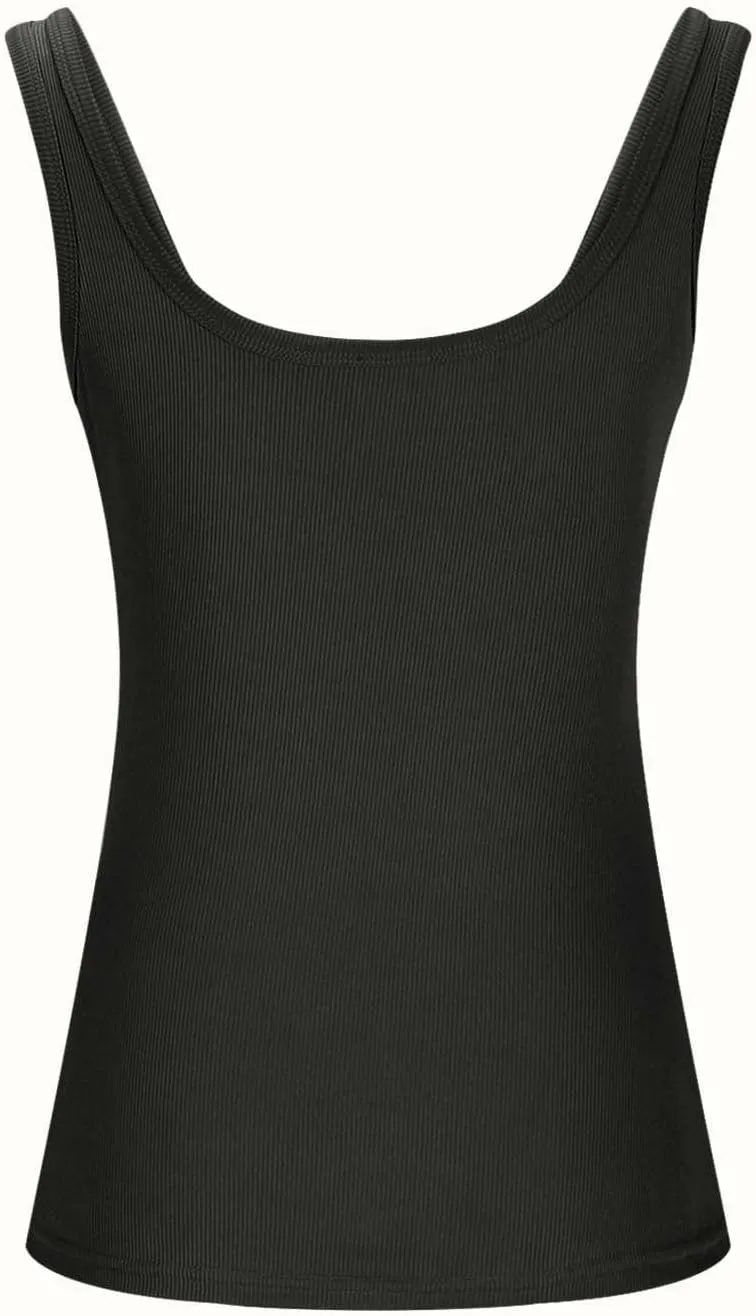 Womens Summer Spaghetti Strap Tank Tops Crewneck Sleeveless Shirts Ribbed Tanks Slim Fitted Casual Basic Tee Shirt
