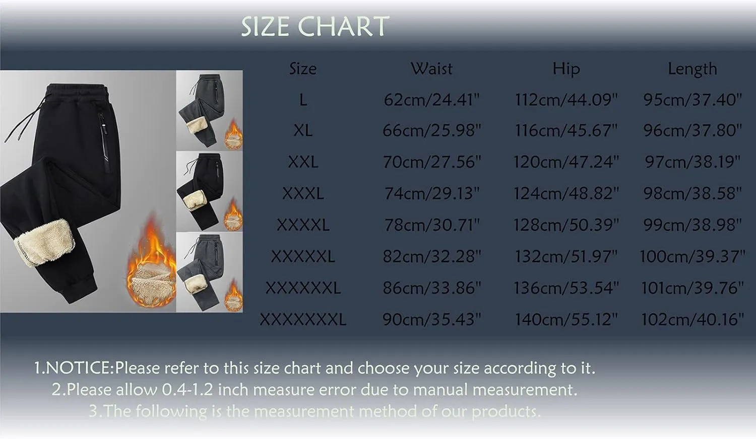 Womens Thermal Underwear Sets Lose Feleece Pull On High Waisted Thermal Winter Warm Yoga Pants