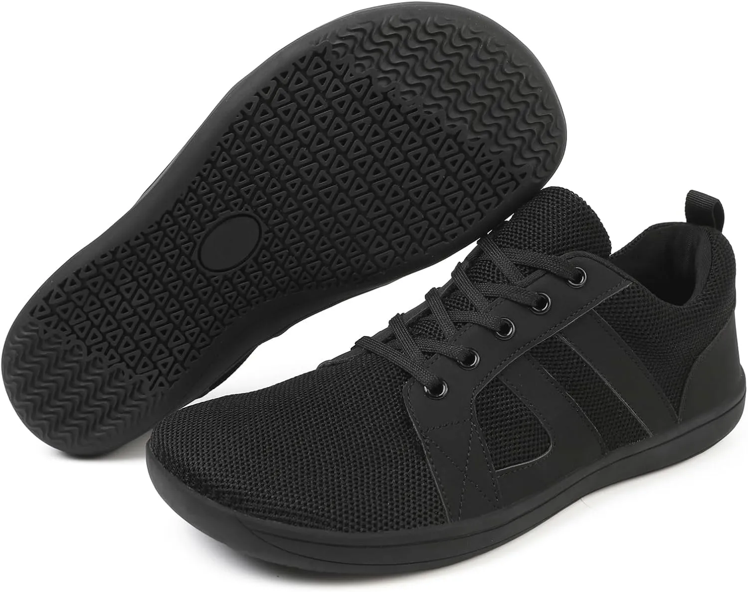 Womens Walking Sneakers Breathable Slip On Tennis Shoes Men's Wide Minimalist Barefoot Sneakers Comfy Casual Non Slip Flat Shoes