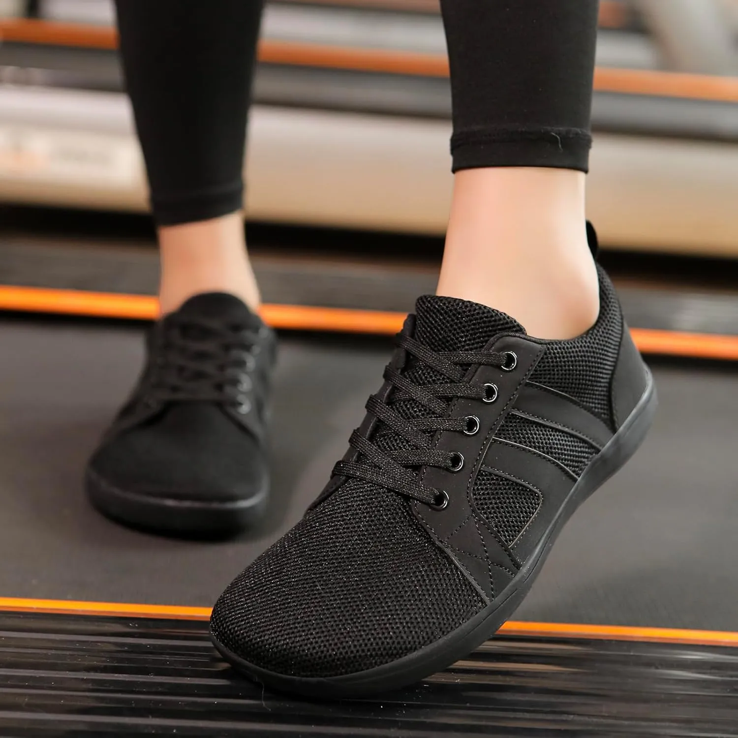 Womens Walking Sneakers Breathable Slip On Tennis Shoes Men's Wide Minimalist Barefoot Sneakers Comfy Casual Non Slip Flat Shoes