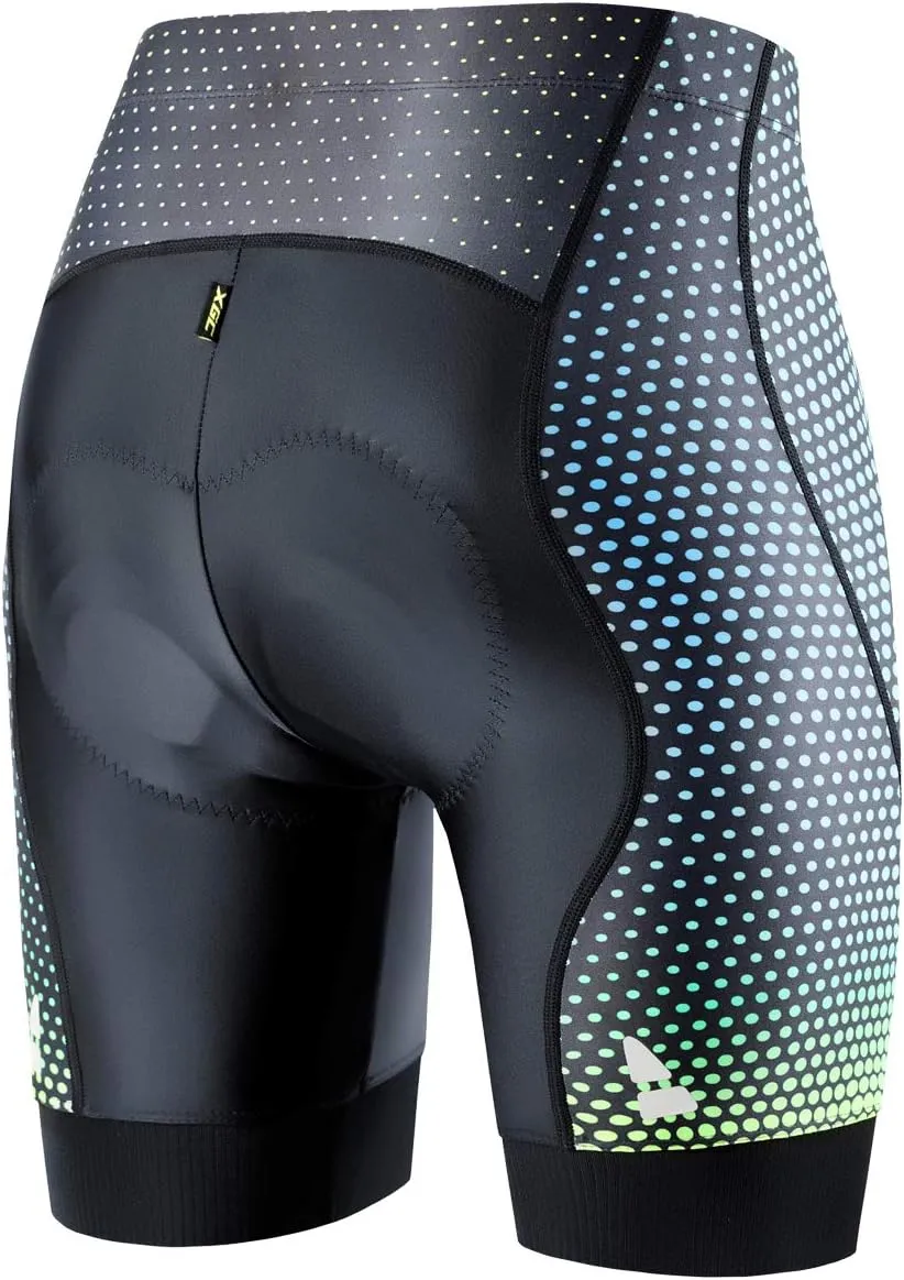 XGC Women's Cycling Shorts Bike Shorts and Cycling Underwear with High-Elasticity and Highly Breathable 4D Padded