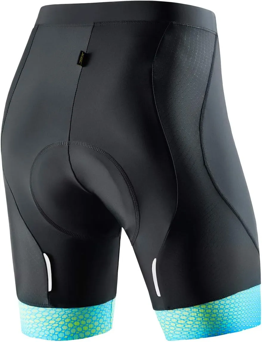 XGC Women's Cycling Shorts Bike Shorts and Cycling Underwear with High-Elasticity and Highly Breathable 4D Padded