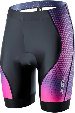 XGC Women's Cycling Shorts Bike Shorts and Cycling Underwear with High-Elasticity and Highly Breathable 4D Padded