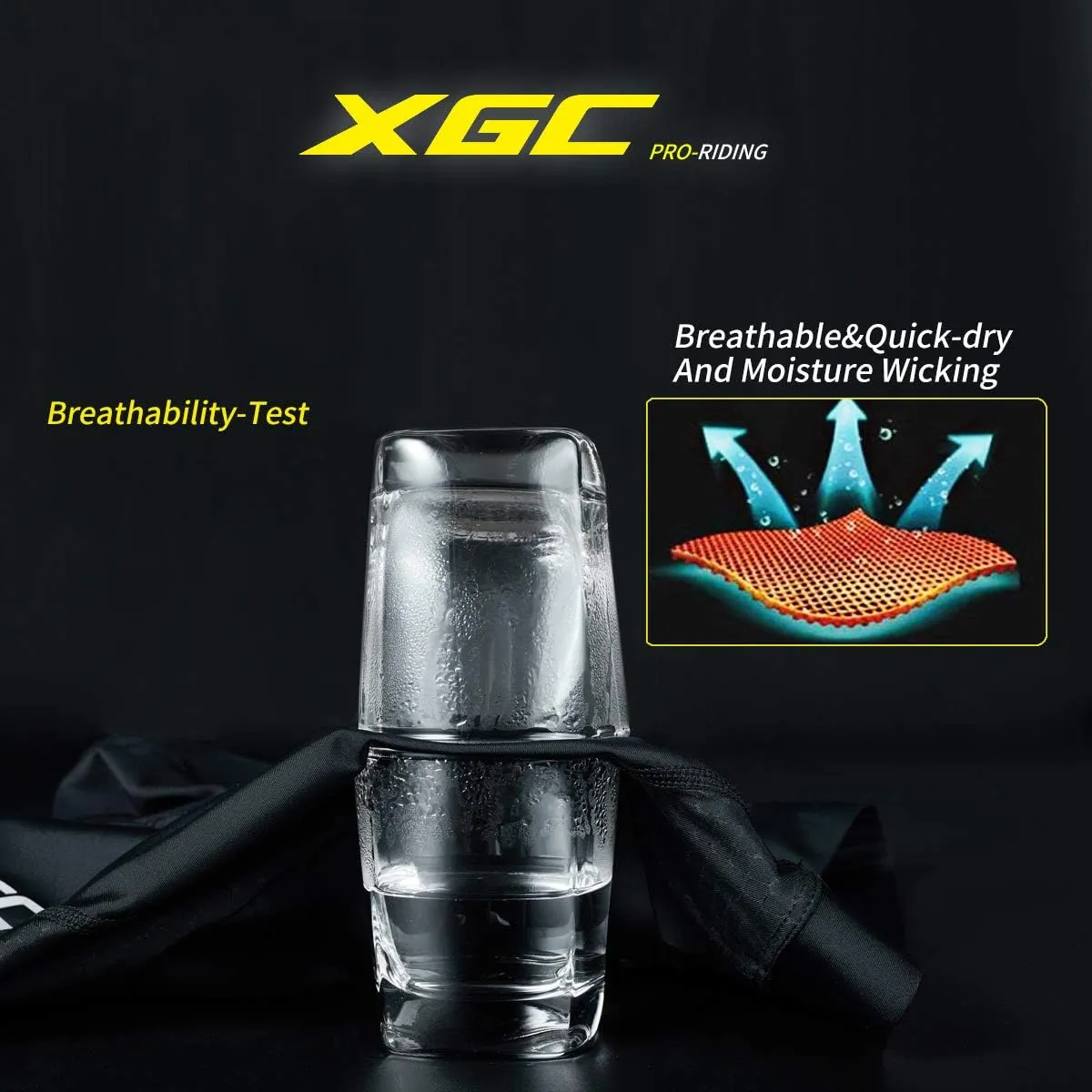 XGC Women's Cycling Shorts Bike Shorts and Cycling Underwear with High-Elasticity and Highly Breathable 4D Padded
