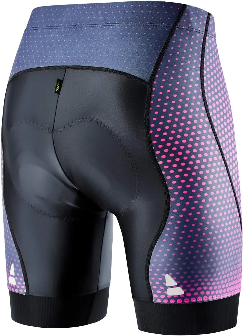 XGC Women's Cycling Shorts Bike Shorts and Cycling Underwear with High-Elasticity and Highly Breathable 4D Padded